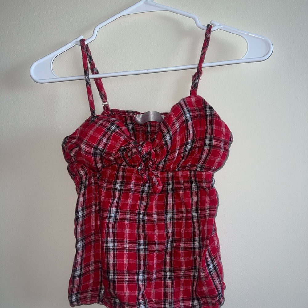 Red Plaid Camisole ♥️🖤